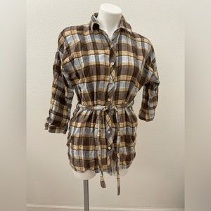 Women’s western Plaid flannel